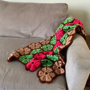 39” x 20” Crocheted Afghan